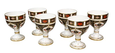 Lot 528 - A Set of Six Royal Crown Derby Porcelain...