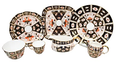 Lot 535 - Royal Crown Derby Porcelain Teawares, Imari...
