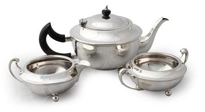 Lot 193 - A Three-Piece Silver Tea-Service, by Stewart...