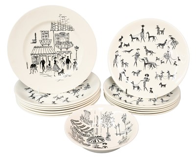 Lot 530 - Alfred Meakin, Parisienne Ladies and Poodles...