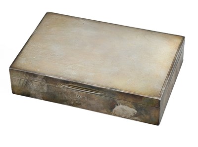 Lot 208 - An Elizabeth II Silver Cigarette-Box, by...