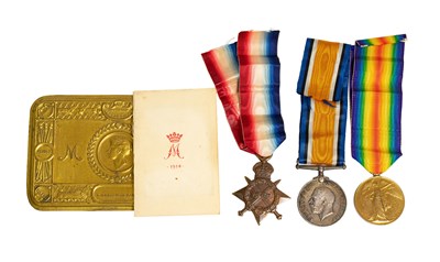 Lot 34 - A First World War Trio, awarded to 287488 J.MC...