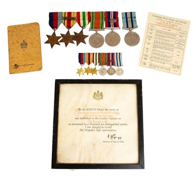 Lot 35 - A Second World War Group of Six Medals,...