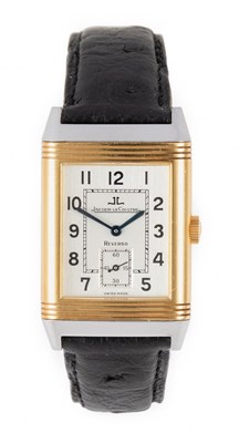 Lot 2388 - Jaeger LeCoultre: A Steel and Gold Rectangular...