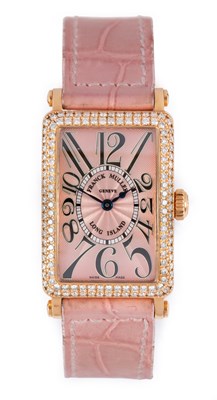 Lot 2410 - Franck Muller: An 18 Carat Rose Gold Diamond...