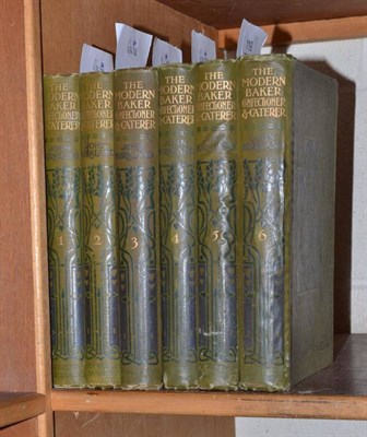 Lot 119 - Six volumes of The Modern Baker Confectioner & Caterer, edited by Kirkland, Gresham Publishing...
