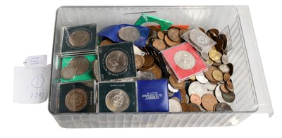 Lot 508 - A Small Plastic Container of Mixed British and...