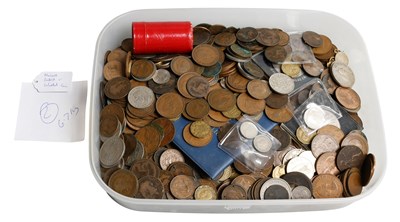 Lot 510 - A Small Plastic Container of Mixed British and...