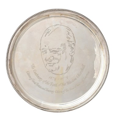 Lot 223 - An Elizabeth II Silver Waiter, by Historical...