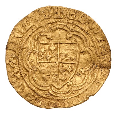 Lot Edward III, Quarter Noble, Transitional treaty...