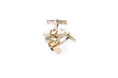 Lot 58 - A Pair of Cufflinks, by Tiffany & Co., the...