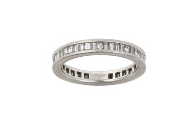 Lot 2275 - A Platinum Diamond Eternity Ring forty-seven...