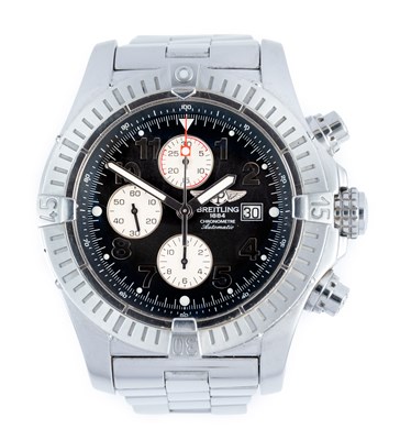 Lot 2426 - Breitling: A Stainless Steel Automatic...