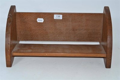 Lot 138 - A Mouseman book trough