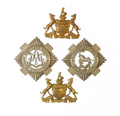 Lot 64 - Four South African Headdress Badges,...