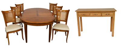 Lot 535 - A Modern Cherry Wood Extending Dining Table,...
