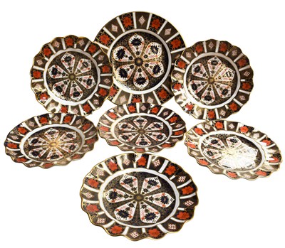 Lot 502 - A Set of Six Royal Crown Derby Porcelain...