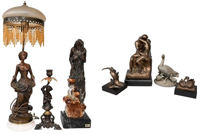 Lot 554 - After François Auguste René Rodin: A Bronzed...