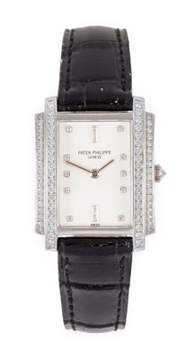 Lot 2408 - Patek Philippe: A Good Lady's 18 Carat White...