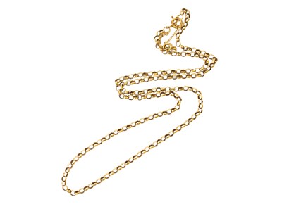 Lot 108 - A Cable Link Chain, length 52.8cm