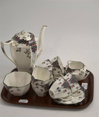 Lot 161 - A Shelly tea set