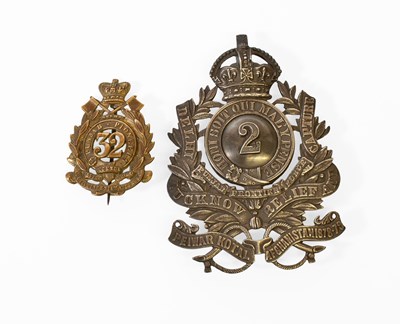 Lot 84 - A Silver Plated Pouch Badge to 2nd (or Hill)...