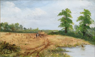 Lot 256 - Hilda Smart (Contemporary) "The Harvesters"...