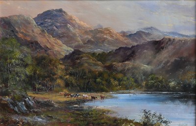 Lot 241 - Peter Bradshaw (b.1951) "Mountainous Landscape"...