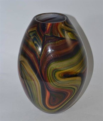Lot 175 - A decorative Art Glass vase with glitter inclusions