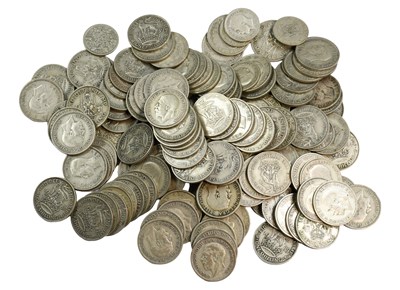 Lot 180 - Mixed Pre-1947 Shillings and Sixpences, mixed...