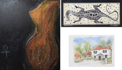 Lot 326 - Laura Warburton (Contemporary) Woman Signed,...