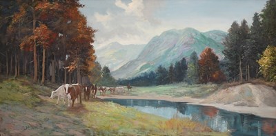 Lot 303 - Charles Damrow (1916-1989) American Cowboy...