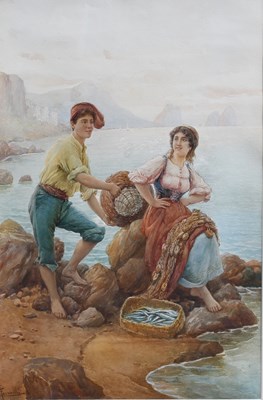 Lot 244 - Carlo Ferranti (1840-1908) Neapolitan...