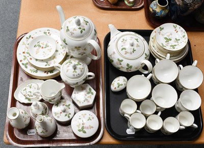 Lot 526 - A Wedgwood "Wild Strawberry" Pattern Part Tea...