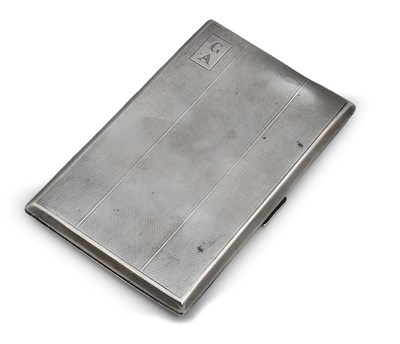 Lot 264 - A George V Silver Cigarette-Case, Maker's Mark...