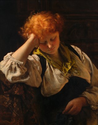 Lot Carl Diethelm Meyer (1840-1884) Swiss "The...