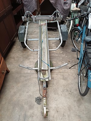 Lot 87 - SINGLE MOTORCYCLE TRAILOR
