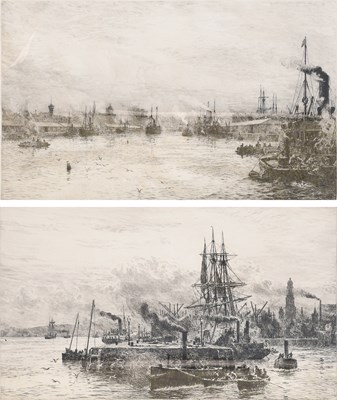 Lot 251 - William Lionel Wyllie RA, RBA, RI, RE...