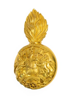 Lot 92 - A Bombay Artillery Officer's Busby Grenade...
