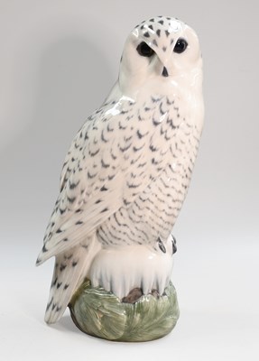 Lot 6 - A Royal Copenhagen Porcelain Model of a Snowy...