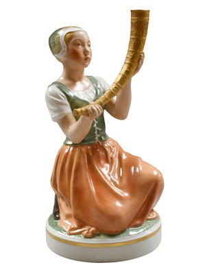 Lot 4 - A Royal Copenhagen Porcelain Figure, Kristine...