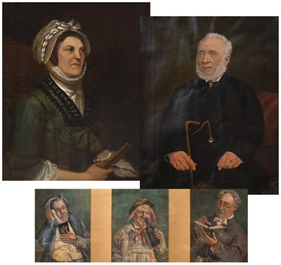 Lot 324 - British School (19th Century) Portrait of a...