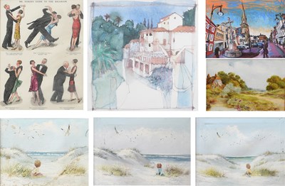 Lot 290 - After Sonia Villiers (Contemporary) "Market...
