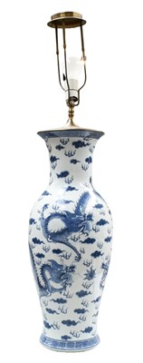 Lot 590 - A Chinese Porcelain Vase Mounted as a Table...