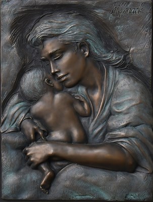 Lot 327 - After Bill Mack (b.1949) Mother and Child...
