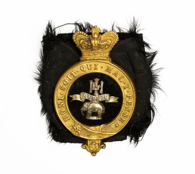Lot 99 - A Victorian Officer's Glengarry Badge to the...