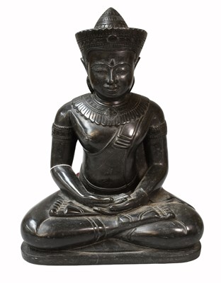 Lot 208 - A South-East Asian Patinated Cast Metal...