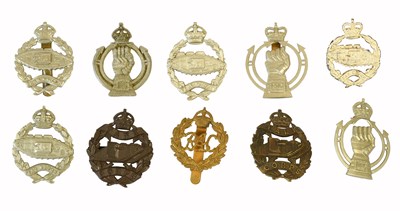 Lot 101 - Two First World War Officer's Bronze Cap...