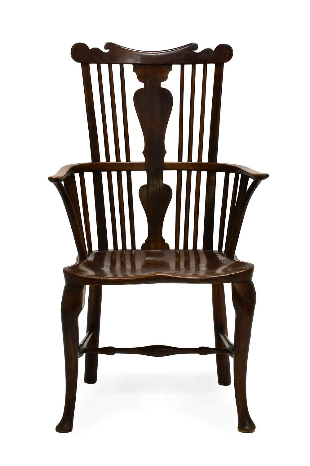 Lot 240 - A George III Ash, Elm and Fruitwood Thames