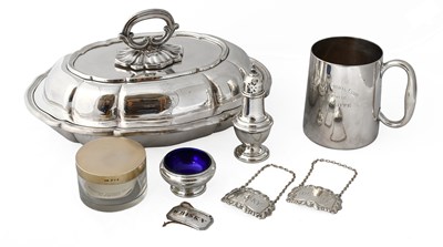 Lot 273 - A Collection of Assorted Silver and Silver...